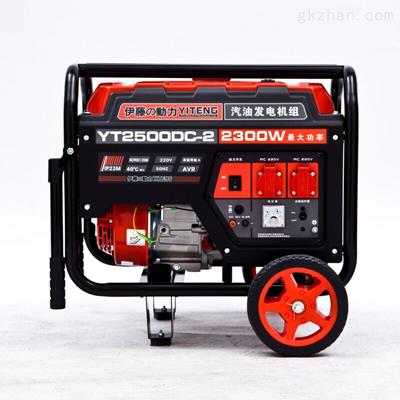 小型2KW汽油發(fā)電機(jī)YT2500DC-2